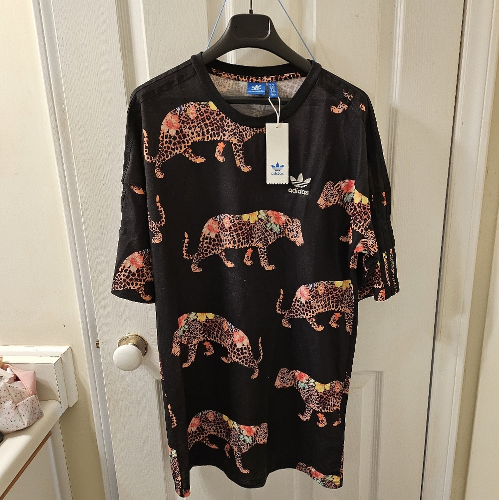 BNWT ADIDAS ONCADA TSHIRT DRESS SZ SMALL $90